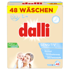 Пральний порошок для дитячих речей Dalli Sensitiv 50 прання, 2.5 кг 