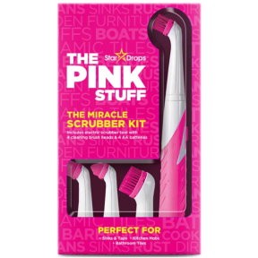 Щетка для уборки The Pink Stuff Scrubber Kit, 4 насадки