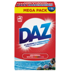 Порошок для стирки универсальный DAZ Whites & Colors, 80 стирок, 4 кг