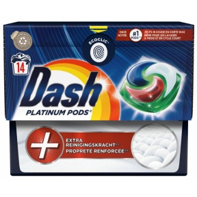 Капсулы для стирки универсальные Dash Platinum 4in1, 14 шт.