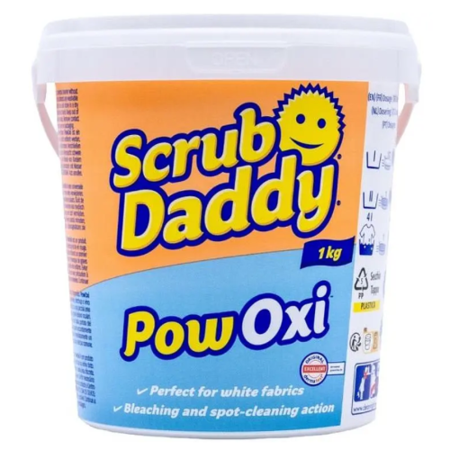 Плямовивідник-відбілювач для білих тканин Scrub Daddy Power Oxi White, 1 кг