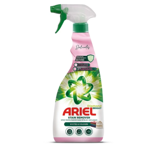Спрей-пятновыводитель Ariel White & Color Delicat, 750 мл