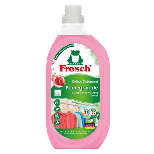 Гель для стирки Frosch для цветного белья Гранат, 22 стирок, 1.5 л