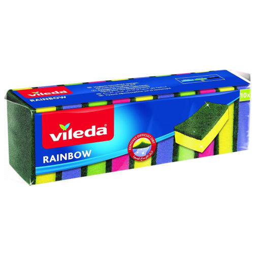 Губки кухонные Vileda Rainbow, 10 шт