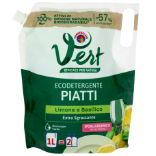Средство для мытья посуды Chanteclair Vert Limone e Basilico, 1 л