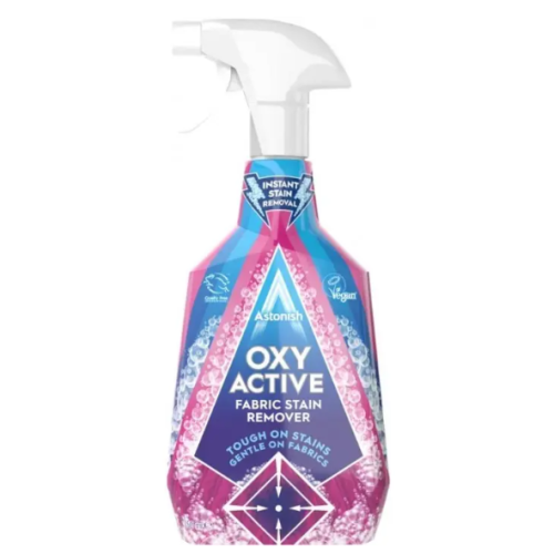 Пятновыводитель-спрей Astonish Oxy Active Fabric Stain Remover, 750 мл