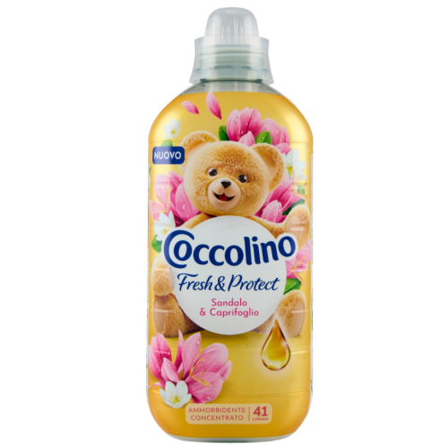 Кондиціонер для білизни Coccolino Fresh & Protect Sandalo & Caprifoglio,  41 прання, 952 мл
