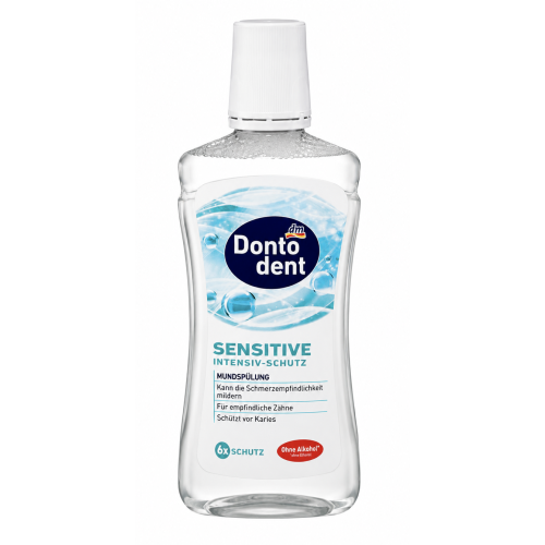 Ополіскувач для ротової порожнини Dontodent Sensitive Intensiv-Schutz, 500 мл