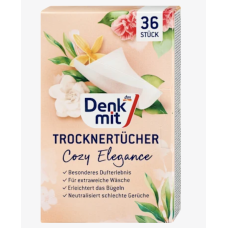 Салфетки для сушильной машины Denkmit Trocknertücher Cozy Elegance, 36 шт.