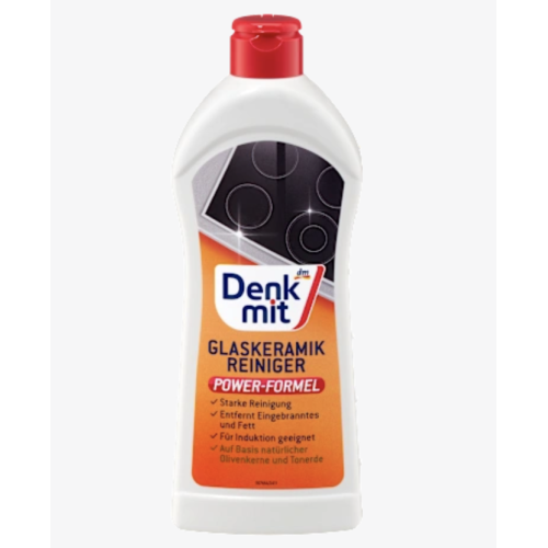 Засіб для очищення склокерамічних поверхонь Denkmit Glaskeramik Reiniger Power-Formel, 300 мл