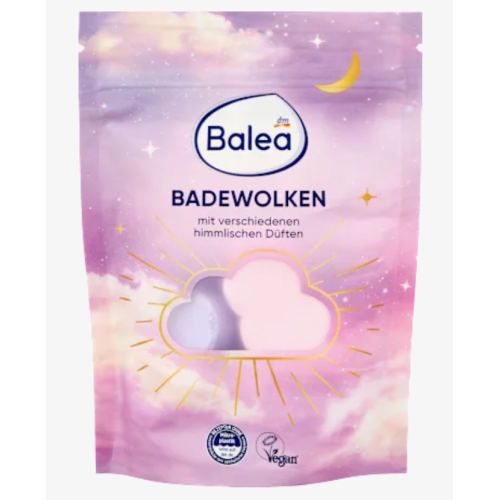 Бомбочки для ванни Balea Badewolken, 3 шт.