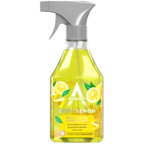 Универсальный дезинфицирующий спрей без хлора Astonish Zesty Lemon, 550 мл