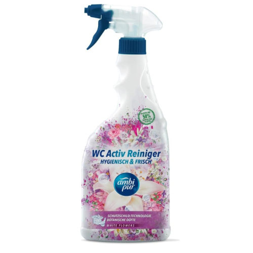Чистящее средство для ванны и туалета Ambi Pur WC Active Reiniger Botanical Fragrances Белые цветы, 750 мл