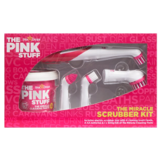 Набор для уборки The Pink Stuff The Miracle Scrubber Kit, паста + 4 сменные насадки