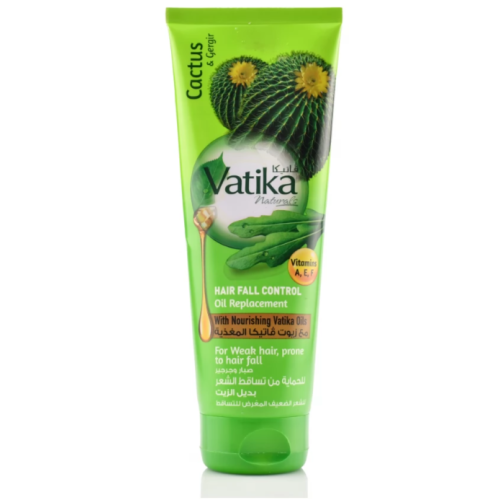 Несмывающийся крем против выпадения волос, с кактусом, Vatika Oil Replacement Hair Fall Control, 200 мл