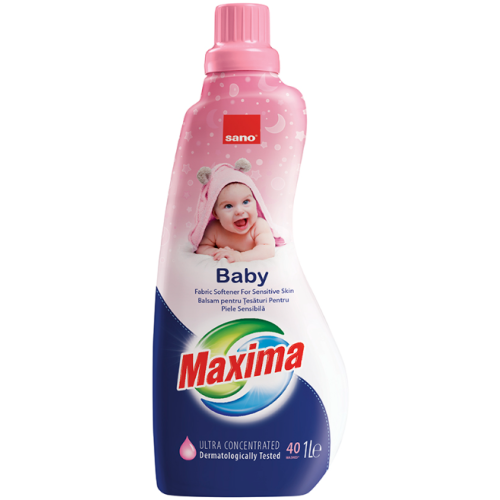 Суперконцентрированный ополаскиватель Sano Maxima Baby, 1 л