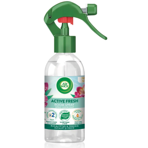 Освежитель воздуха спрей Air Wick Active Fresh Eucalyptus & Freesia, 237 мл