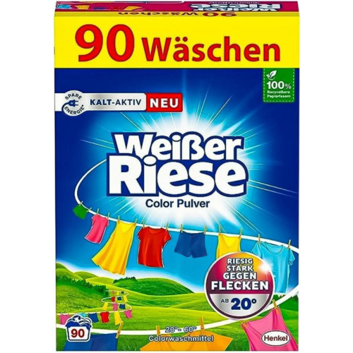 Порошок пральний Weiber Riese Color Pulver для кольорових речей 90 прань 4,5 кг