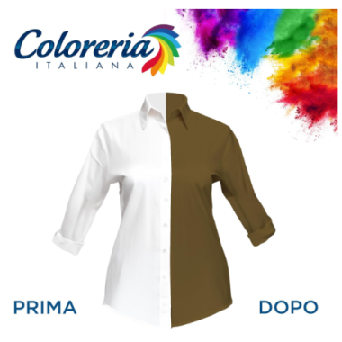 Фарба для одягу в пральну машину (коричнева) Coloreria Italiana Marrone Cioccolato, 350 гр