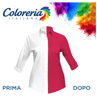 Фарба для одягу Coloreria Italiana Rosso Tulipano, червона, 350 г