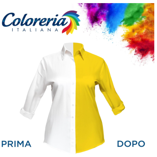 Краска для одежды в стиральную машину (желтый) Coloreria Italiana Giallo Girasole, 350 гр