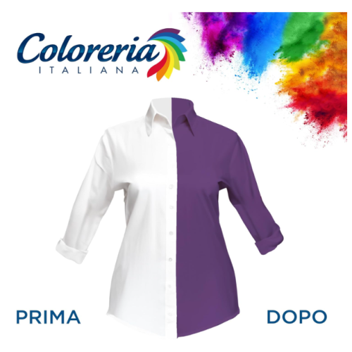 Фарба для одягу в пральну машину (фіолетовий) Coloreria Italiana Viola Glamour, 350 гр