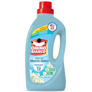 Гель для прання універсальний Omino Bianco Muschio Bianco 35 прань 1400ml