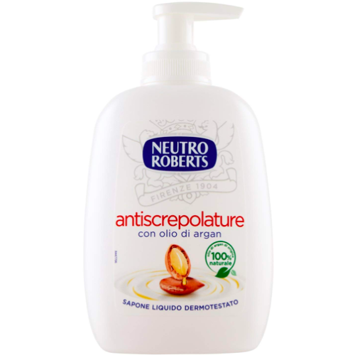 Натуральне рідке мило Neutro Roberts c аргановим маслом Antiscrepolature 200 мл