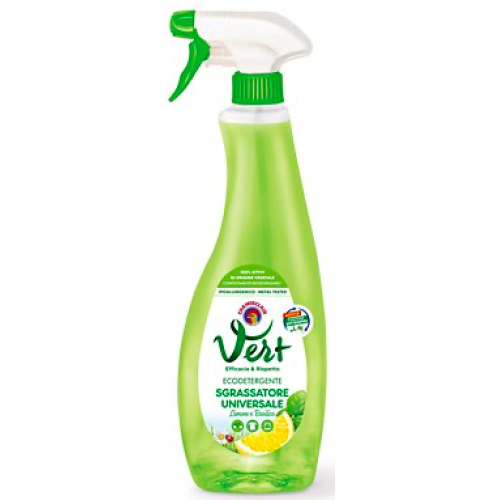 Универсальное средство для уборки Chanteclair Vert Ecodetergente Sgrassatore Universale, экологичный, Лимон и Базилик, 700 ml