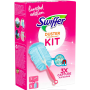 Щетка магнит для сбора пыли Swiffer duster Pink, пипидастр с 3-мя сменными насадками розовый