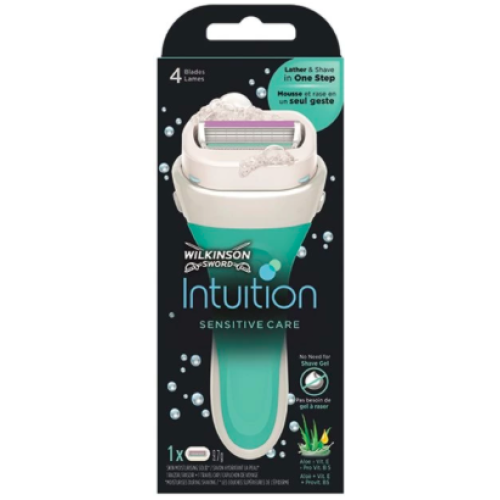 Бритва Wilkinson Sword Intuition Sensitive Care, станок + 1 змінний картридж