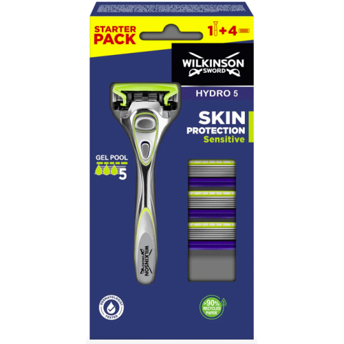 Бритва Wilkinson Sword Hydro 5 Clampack + 4 змінних картриджі