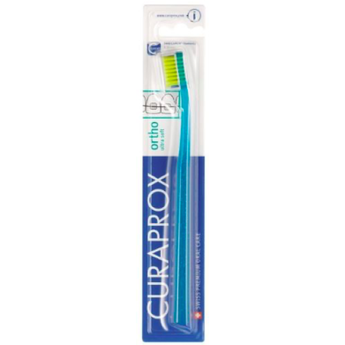 Ортодонтическая зубная щетка Curaprox ORTHO CS 5460 с углублением, 1 шт