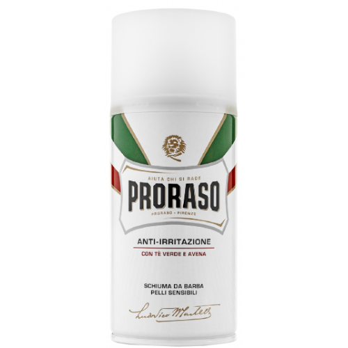 Піна для гоління з екстрактом зеленого чаю для чутливої шкіри Proraso Shaving foam 300ml