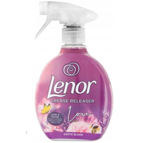 Спрей для разглаживания складок на одежде Crease Releaser Exotic Bloom 500 мл Lenor