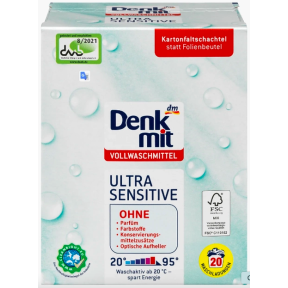 Стиральный порошок для детских вещей Denkmit Ultra Sensitive Vollwaschmittel 20 стирок,1,35 кг
