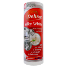 Універсальні багаторазові серветки Deluxe Silky White 50 штук в рулоні