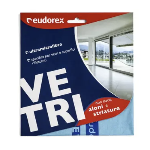 Тряпка для стеклянных поверхностей Eudorex Vetri Panno Ultra Microfibra