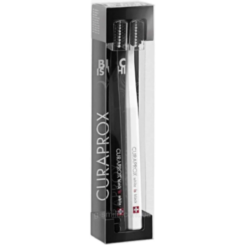 Набір зубних щіток Curaprox CS 5460 BLACK IS WHITE Limited Ediion (2 шт)