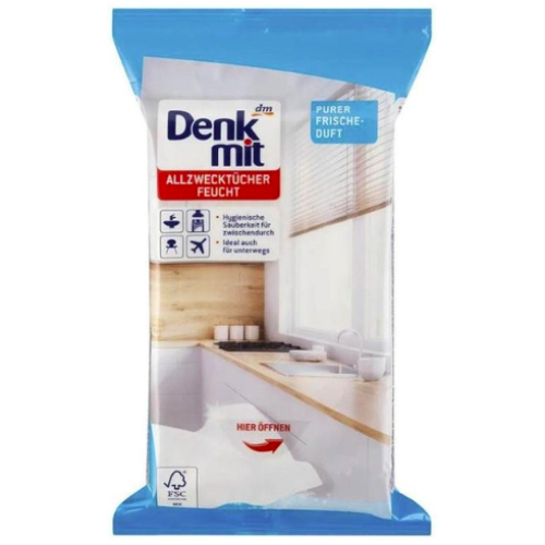 Салфетки для уборки Denkmit Pure Frische 50 шт.