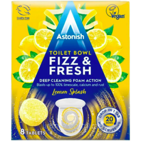 Таблетки для чистки унитазов Astonish Fizz & Fresh с ароматом лимона 8 шт.