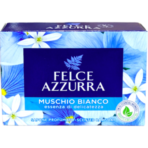Мыло твердое Felce Azzurra Muschio Bianco 100 г.