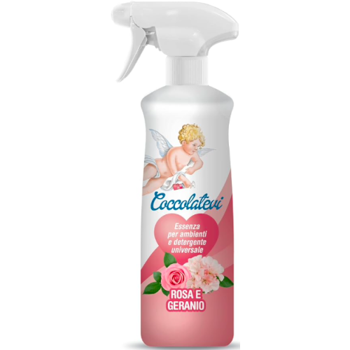 Парфюмований спрей для дому Coccolatevi Essenza Rosa e Geranio 750 ml
