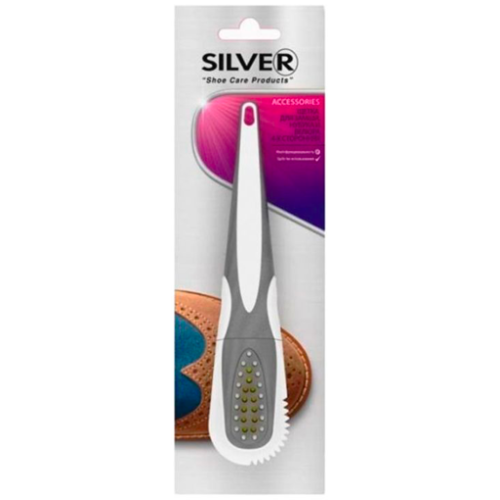 Щітка для замші,нубуку та велюру 4-х стороння Silver