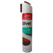Фарба для нубуку та замші Silver, коричнева, 250 мл