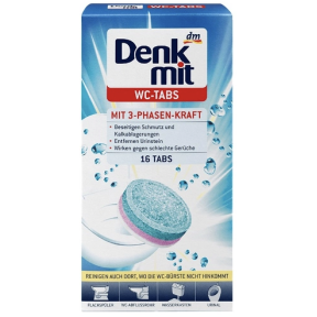 Таблетки для чистки унитазов Denkmit WC Reiniger Tabs 16 шт