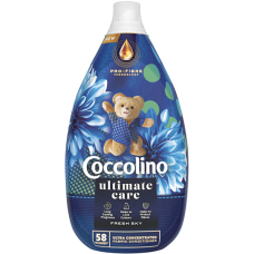 Кондиционер-ополаскиватель Coccolino Ultimate care Fresh Sky 870 мл. (58 стирок)