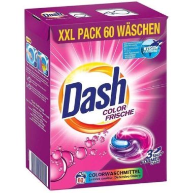 Капсулы для стирки Dash Color Frische для цветного 60 шт