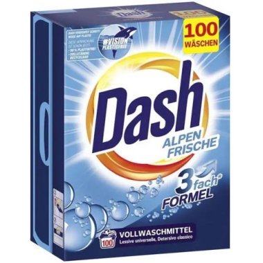Пральний порошок Dash Alpen Frische універсальний 100 прань 5 кг