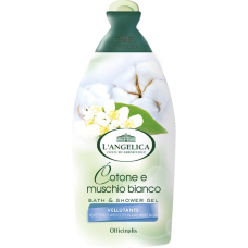 Гель-піна для душу L'angelica Bath & Shower Coton бавовна і білий мускус 500 мл 